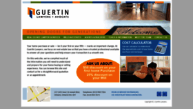 What Guertinlaw.com website looked like in 2019 (4 years ago)