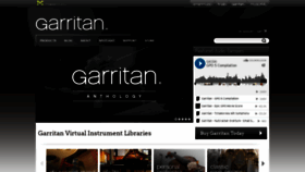 What Garritan.com website looked like in 2019 (4 years ago)