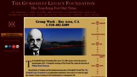 What Gurdjieff-bayarea.org website looked like in 2019 (4 years ago)