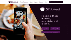 What Giftameal.com website looked like in 2019 (4 years ago)