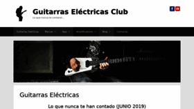 What Guitarraselectricas.club website looked like in 2019 (4 years ago)