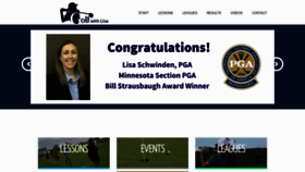 What Golfwithlisa.com website looked like in 2019 (4 years ago)
