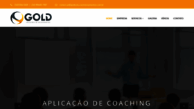 What Goldsolucoestreinamentos.com.br website looked like in 2019 (4 years ago)