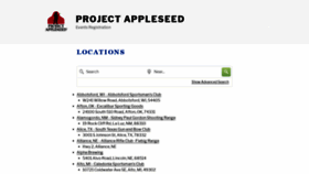 What Goappleseednow.org website looked like in 2019 (4 years ago)
