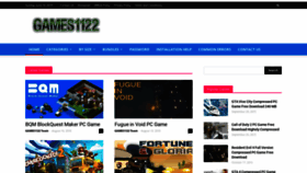 What Games1122.com website looked like in 2019 (4 years ago)