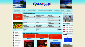 What Galatour.cz website looked like in 2019 (4 years ago)