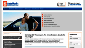 What Gs-automarkt.de website looked like in 2019 (4 years ago)