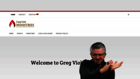 What Greg-violi.com website looked like in 2019 (4 years ago)