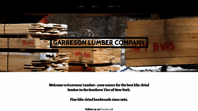 What Garresonlumber.com website looked like in 2019 (4 years ago)