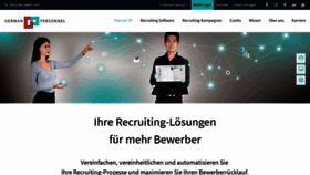 What Germanpersonnel.de website looked like in 2019 (4 years ago)