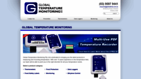 What Globaltemp.com.au website looked like in 2019 (4 years ago)