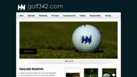 What Golf342.com website looked like in 2019 (4 years ago)