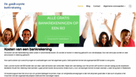 What Goedkoopstebankrekening.nl website looked like in 2019 (4 years ago)