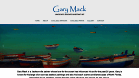 What Garymackart.com website looked like in 2019 (4 years ago)