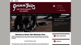 What Grimmtailsveterinaryclinic.com website looked like in 2019 (4 years ago)