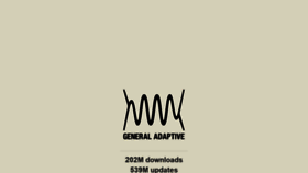 What Generaladaptive.com website looked like in 2019 (4 years ago)
