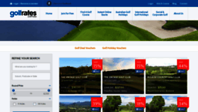 What Golfrates.com.au website looked like in 2019 (4 years ago)
