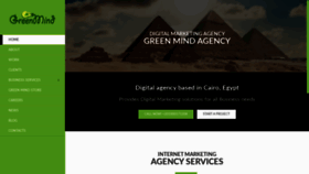 What Greenmindagency.com website looked like in 2019 (4 years ago)