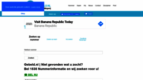 What Gebeld.nl website looked like in 2019 (4 years ago)
