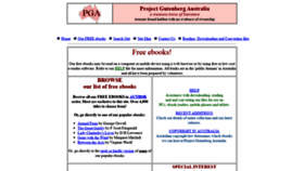 What Gutenberg.net.au website looked like in 2019 (4 years ago)