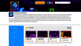 What Geometrydash-subzero.com website looked like in 2019 (4 years ago)