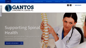 What Gantoschiropractic.com website looked like in 2019 (4 years ago)