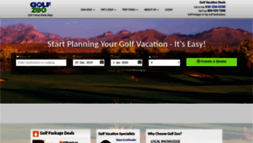 What Golfzoo.com website looked like in 2019 (4 years ago)