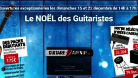 What Guitareavenue.fr website looked like in 2019 (4 years ago)