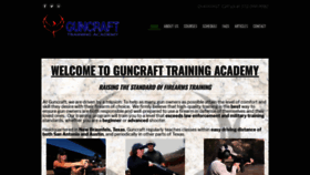What Guncrafttraining.com website looked like in 2019 (4 years ago)