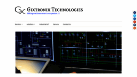 What Gixtronix.in website looked like in 2019 (4 years ago)