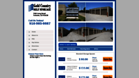 What Goldcountryselfstorage.com website looked like in 2019 (4 years ago)