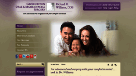 What Georgetownoralsurgery.com website looked like in 2019 (4 years ago)