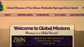 What Globalmissionszion.org website looked like in 2019 (4 years ago)