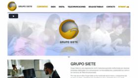 What Gruposiete.com.mx website looked like in 2019 (4 years ago)