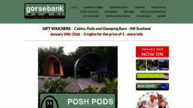 What Gorsebankglamping.co.uk website looked like in 2019 (4 years ago)