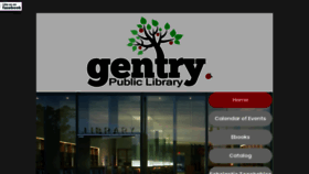 What Gentrylibrary.us website looked like in 2019 (4 years ago)