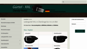What Guertel-xxl.de website looked like in 2019 (4 years ago)
