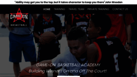 What Gameonbball.com website looked like in 2019 (4 years ago)