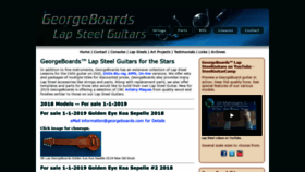 What Georgeboards.com website looked like in 2019 (4 years ago)