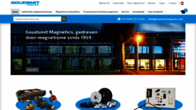 What Goudsmitmagnets.com website looked like in 2019 (4 years ago)