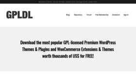 What Gpldl.com website looked like in 2019 (4 years ago)