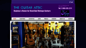 What Guitarattic.com website looked like in 2019 (4 years ago)