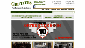 What Griffithsfurniture.com website looked like in 2019 (4 years ago)