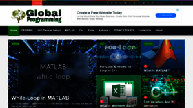 What Global-prog.com website looked like in 2019 (4 years ago)