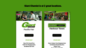 What Giantchemist.com.au website looked like in 2019 (4 years ago)
