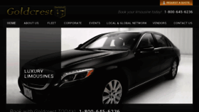 What Goldlimo.com website looked like in 2019 (4 years ago)