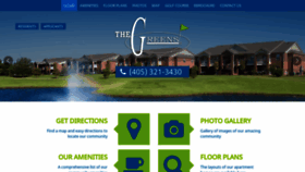 What Greensatnorman.apartments website looked like in 2019 (4 years ago)