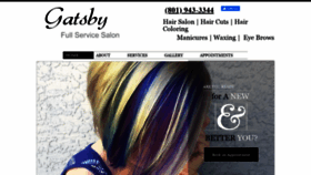 What Gatsbyfullservicesalon.com website looked like in 2019 (4 years ago)