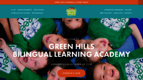 What Greenhillsbilingual.com website looked like in 2019 (4 years ago)