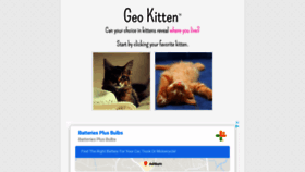 What Geokitten.com website looked like in 2019 (4 years ago)